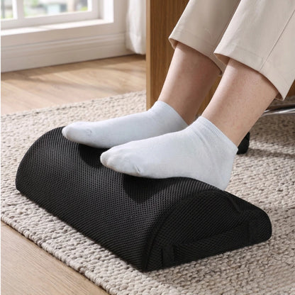 Memory Foam Under-Desk Footrest & Leg Rest Pillow
