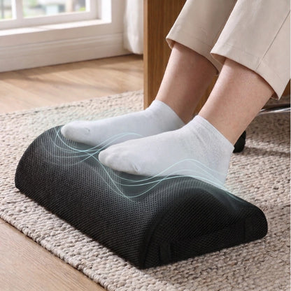 Memory Foam Under-Desk Footrest & Leg Rest Pillow