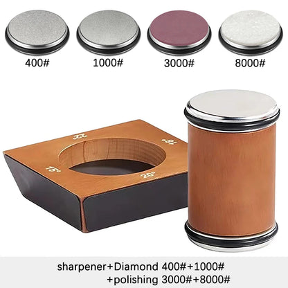 4-Angle Rolling Knife Sharpener Diamond Kit