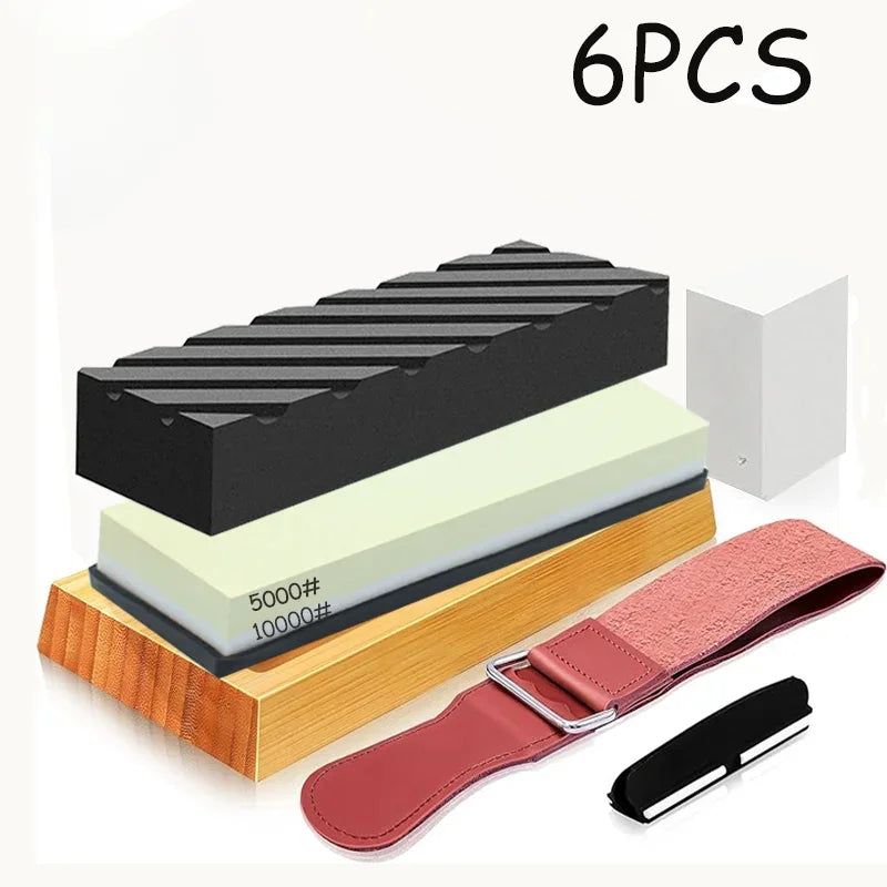 Dual-Grit Knife Sharpening Stone Kit 8000