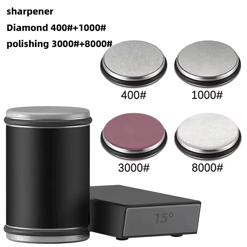 Diamond Rolling Knife Sharpener Stone Kit