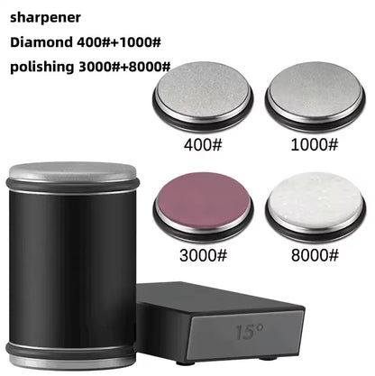 Diamond Rolling Knife Sharpener Stone Kit