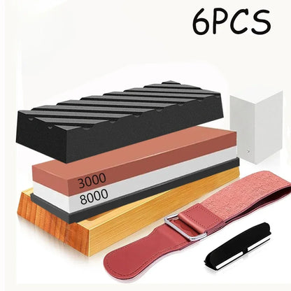 Dual-Grit Knife Sharpening Stone Kit 8000