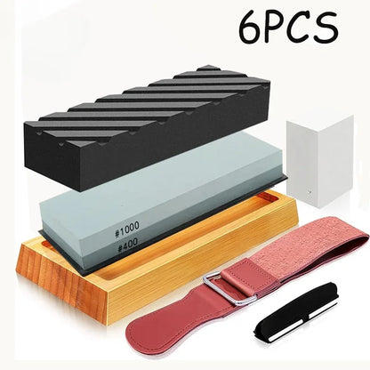 Dual-Grit Knife Sharpening Stone Kit 8000