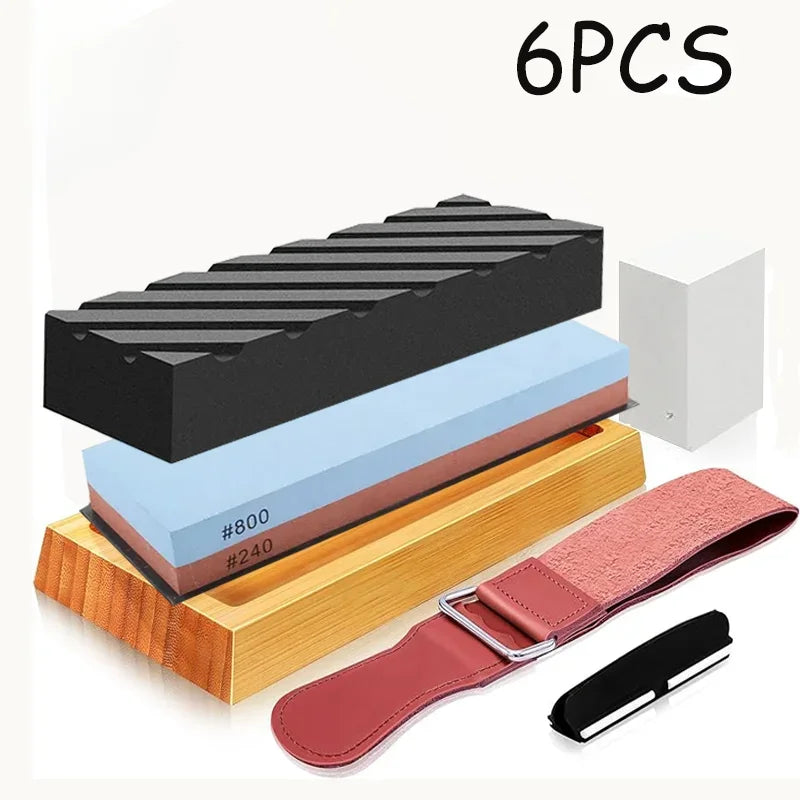 Dual-Grit Knife Sharpening Stone Kit 8000