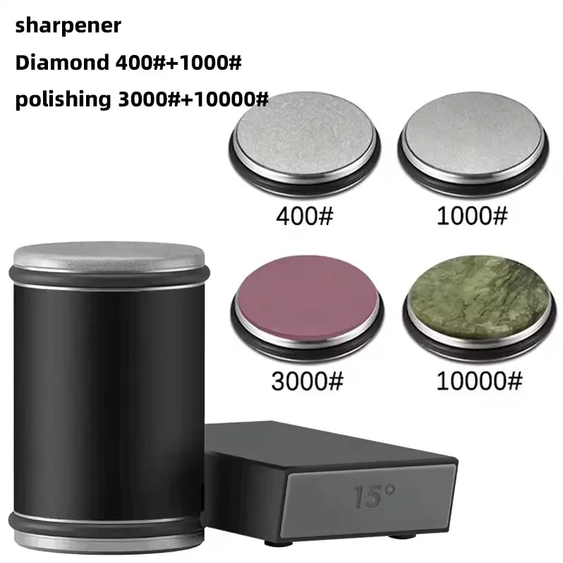 Diamond Rolling Knife Sharpener Stone Kit