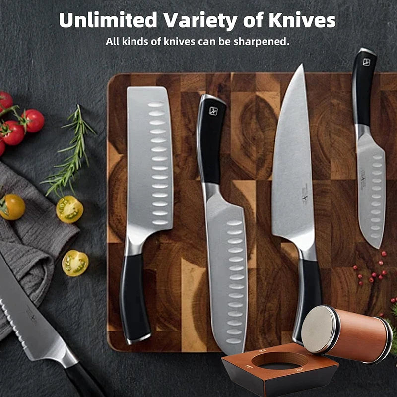 4-Angle Rolling Knife Sharpener Diamond Kit