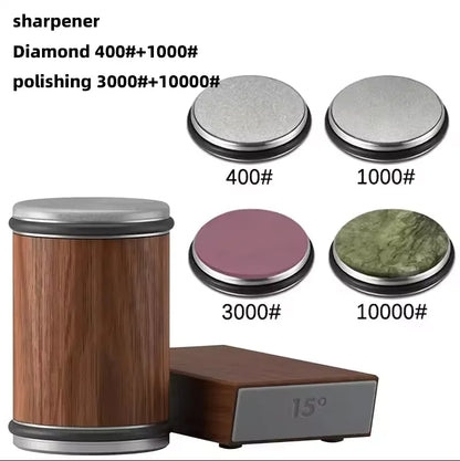 Diamond Rolling Knife Sharpener Stone Kit