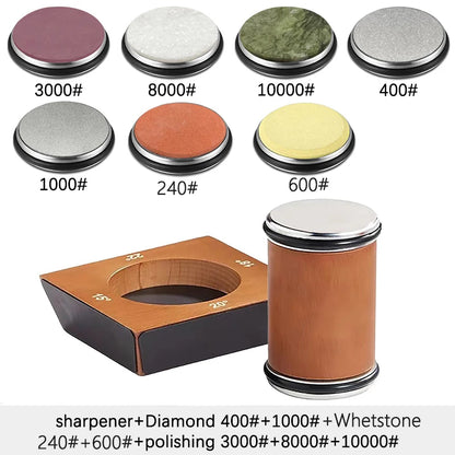 4-Angle Rolling Knife Sharpener Diamond Kit