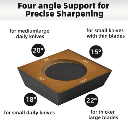 4-Angle Rolling Knife Sharpener Diamond Kit