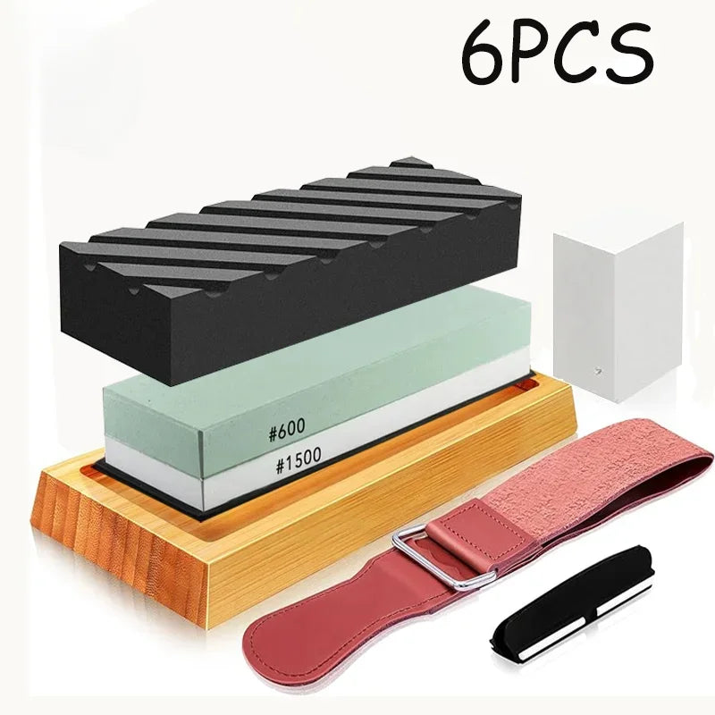 Dual-Grit Knife Sharpening Stone Kit 8000