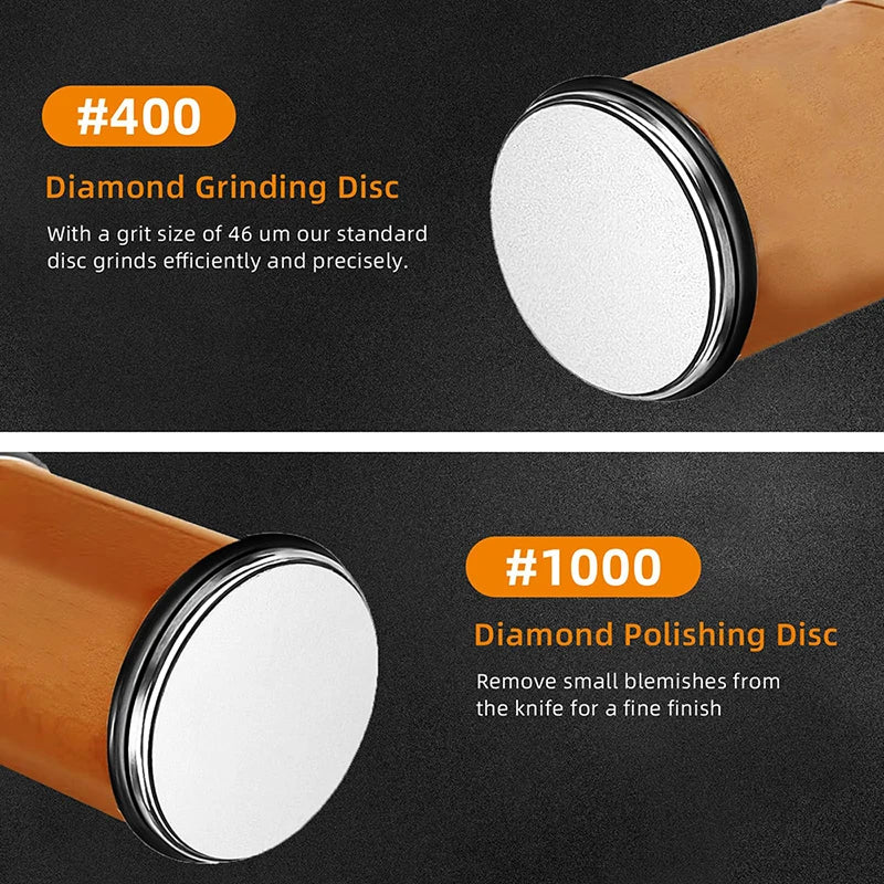 4-Angle Rolling Knife Sharpener Diamond Kit