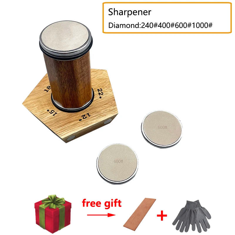 Diamond Rolling Knife Sharpener Stone Kit