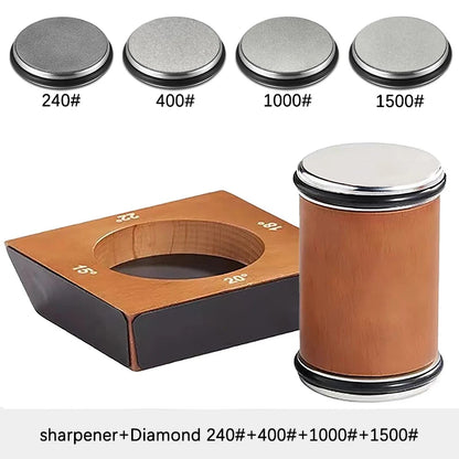 4-Angle Rolling Knife Sharpener Diamond Kit