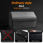 Suede Leather Car Trunk Organizer Box