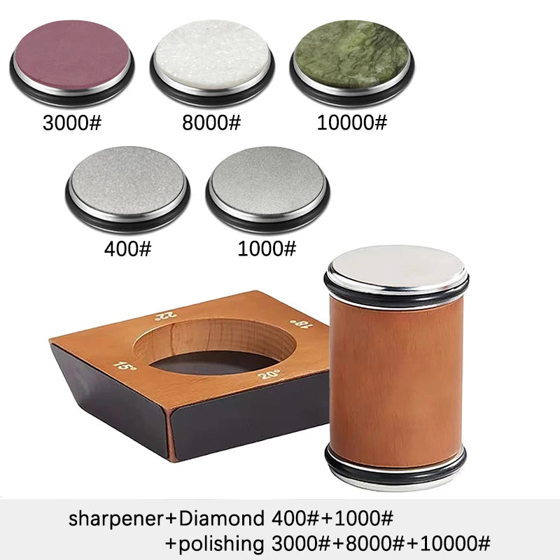 4-Angle Rolling Knife Sharpener Diamond Kit