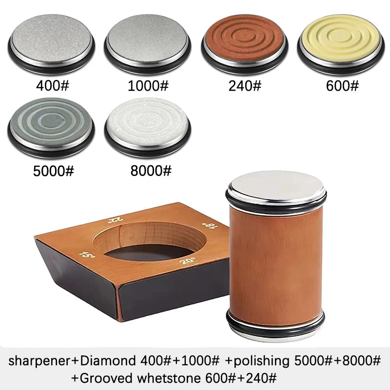 4-Angle Rolling Knife Sharpener Diamond Kit