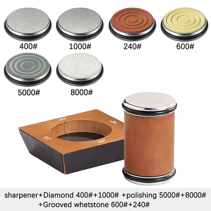 4-Angle Rolling Knife Sharpener Diamond Kit