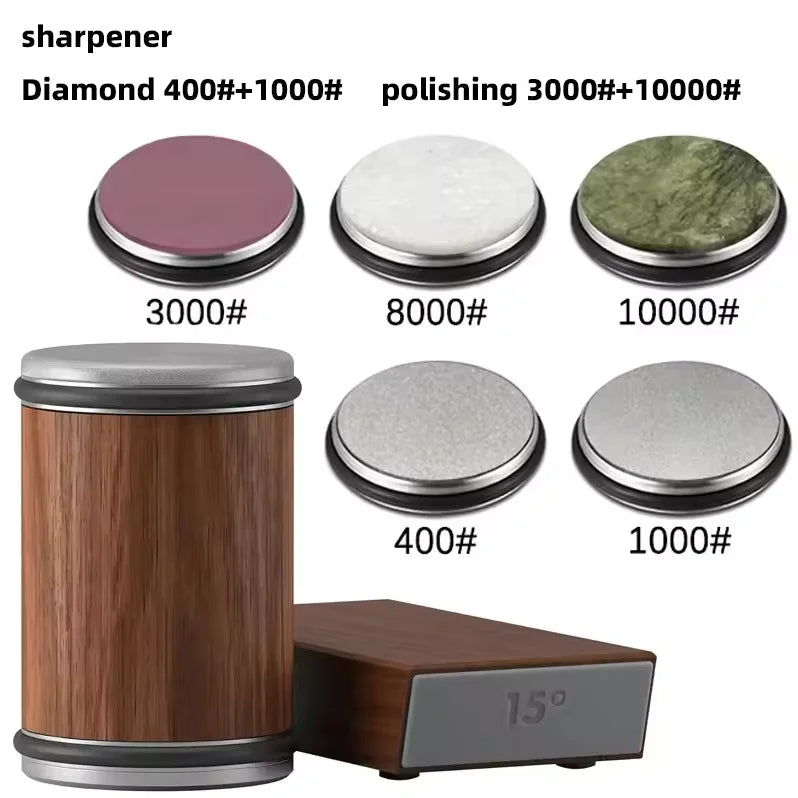 Diamond Rolling Knife Sharpener Stone Kit