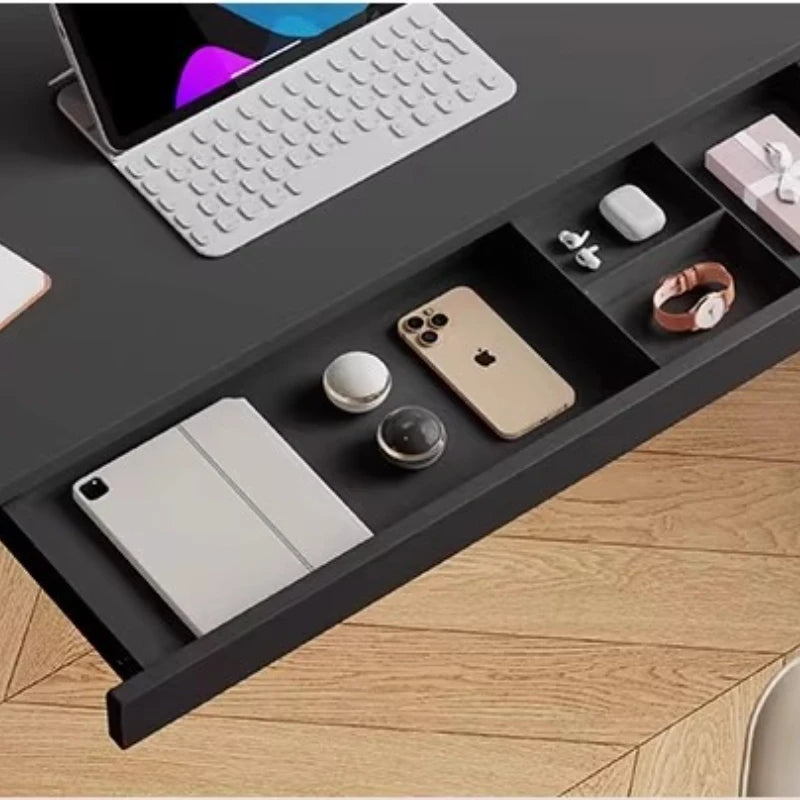 Solid Wood Under-Desk Drawer Organizer