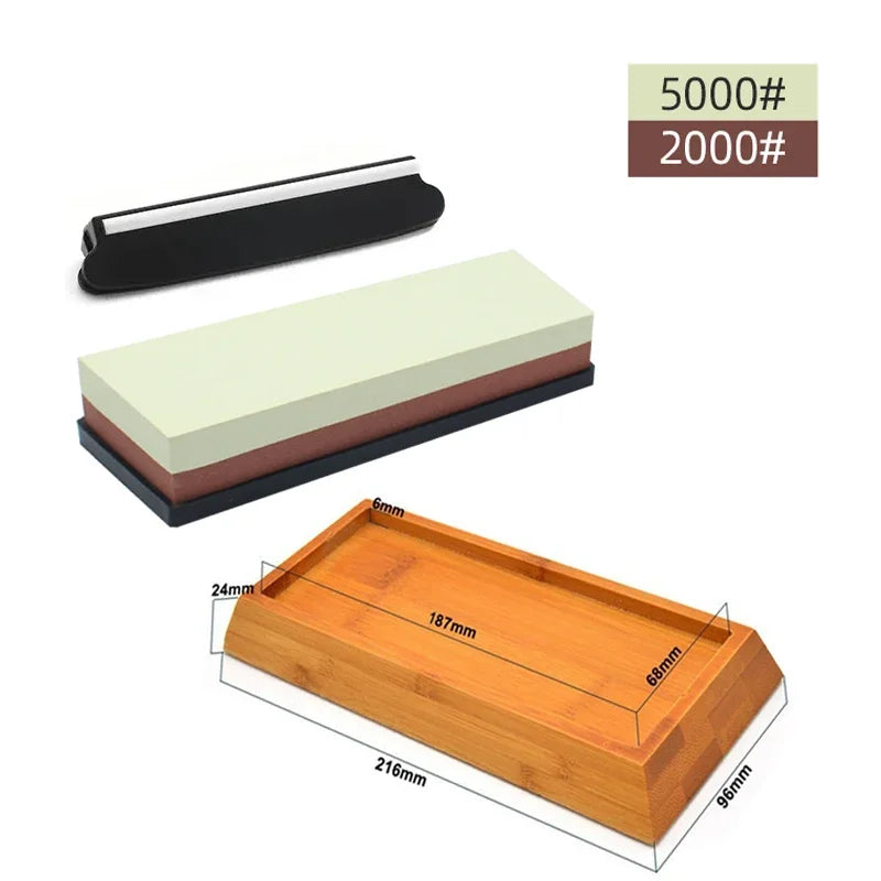 Dual-Grit Knife Sharpening Stone Kit 8000
