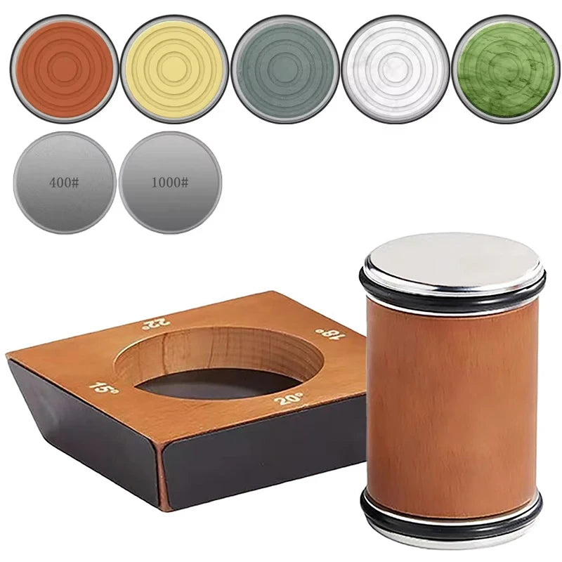 4-Angle Rolling Knife Sharpener Diamond Kit