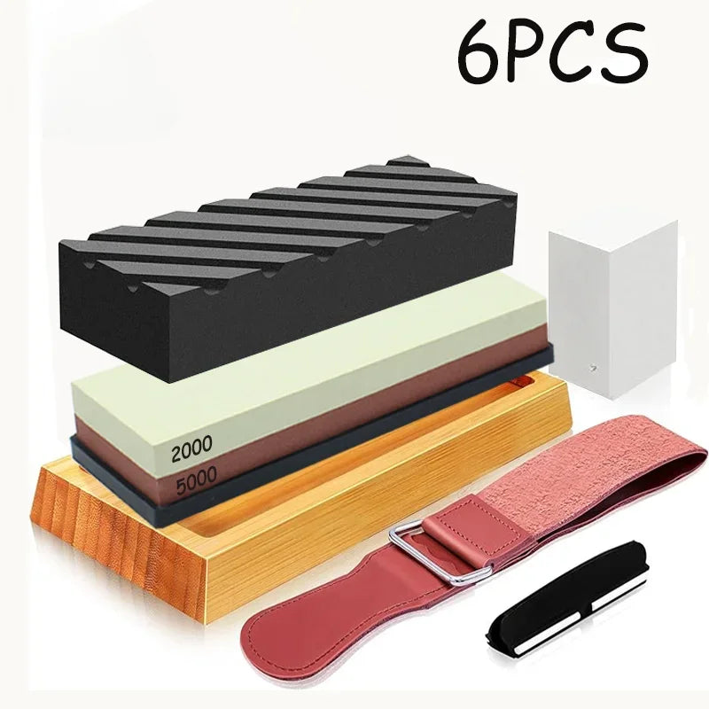 Dual-Grit Knife Sharpening Stone Kit 8000