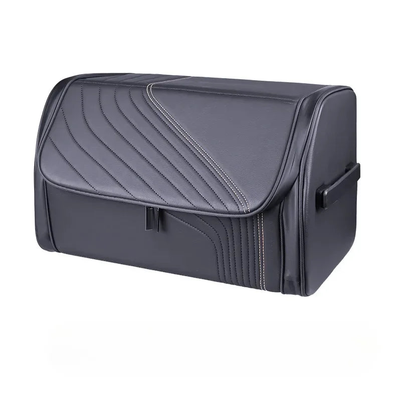 Nappa Leather Luxury Car Trunk Organizer